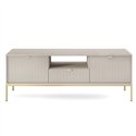 Комод-тумба під ТВ Perfect Home Nova RTV154 2D1S Кашимір з золотими ніжками