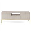 Комод-тумба під ТВ Perfect Home Nova RTV154 2D1S Кашимір з золотими ніжками