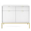 Комод Perfect Home Nova KSZ104 2D2S Білий з золотими ніжками