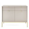 Комод Perfect Home Nova KSZ104 2D2S Кашемір з золотими ніжками