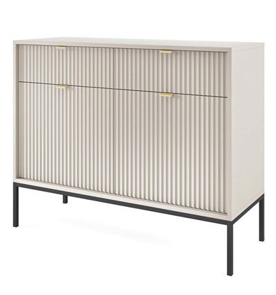 Комод Perfect Home Nova KSZ104 2D2S Кашемир с черными ножками