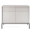 Комод Perfect Home Nova KSZ104 2D2S Серый с черными ножками