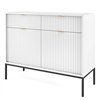 Комод Perfect Home Nova KSZ104 2D2S Белый с черными ножками