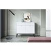 Комод Perfect Home Nova KSZ104 2D2S Белый с черными ножками