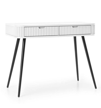 Туалетный стол Perfect Home Zova T103 Белый/черные ножки