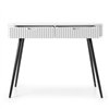 Туалетный стол Perfect Home Zova T103 Белый/черные ножки