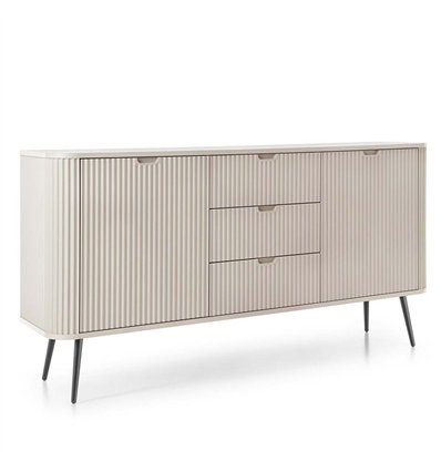 Комод Perfect Home Zova KSZ168 2D3S Кашемір з чорними ніжками