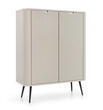 Комод Perfect Home Zova K103 2D Кашемір з чорними ніжками