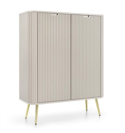 Комод Perfect Home Zova K103 2D Кашемир с золотыми ножками