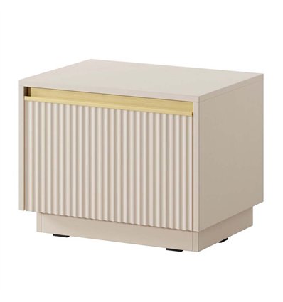 Приліжкова тумба Perfect Home Royal S54 1S Бежева