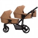 Коляска для двійні Verdi For 2, 2025, 23 карамель