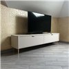 Комод-тумба під ТВ Perfect Home Lante 2D/200 Бежева на золотих ніжках
