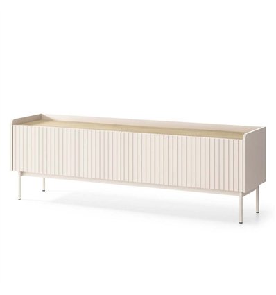 Комод-тумба под ТВ Perfect Home Level 2D/153 Бежевый/Дуб Сканди