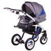 Детская коляска 2 в 1 Adamex Aspena Grand Prix Collection Blue-White