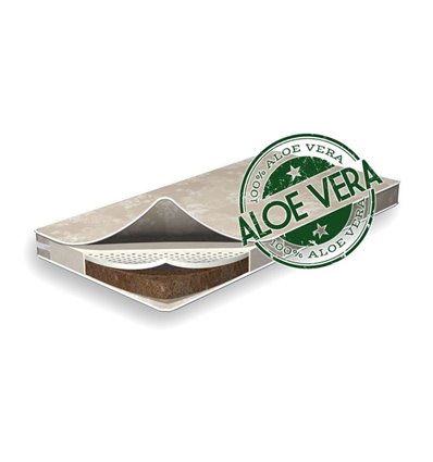 Матрац Flitex Aloe Vera Latex Coconut, 60x120x12 см