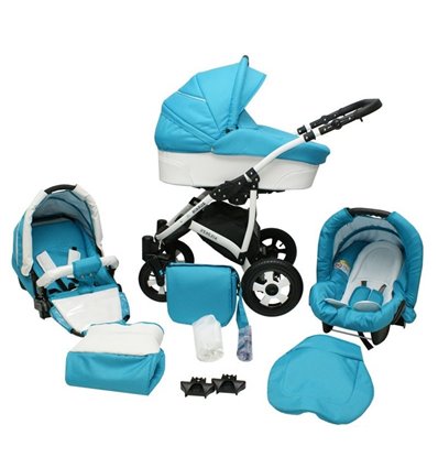 Детская коляска 2 в 1 Mikrus Venezia 2 02