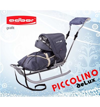 Санки Adbor Piccolino Delux графит