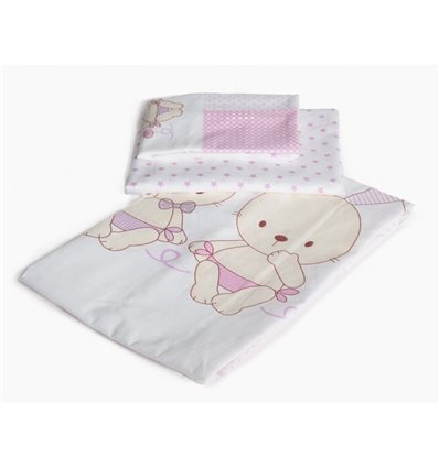 Детская сменная постель Twins Dolce D-002 Friend forever pink
