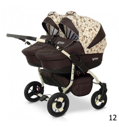 Універсальна коляска для двійні Verdi Twin 12