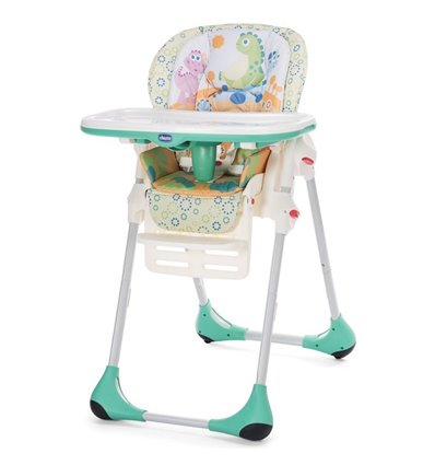 Стільчик для годування Chicco Polly 2 в 1 Dinofood 79065.47