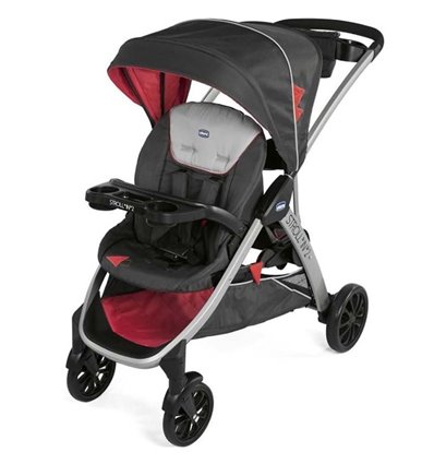 Прогулочная коляска для двойни Chicco Stroll'in'2 Lava