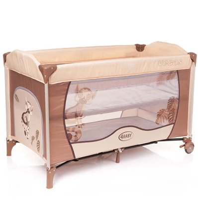 Манеж кровать 4Baby Vegas бежевый