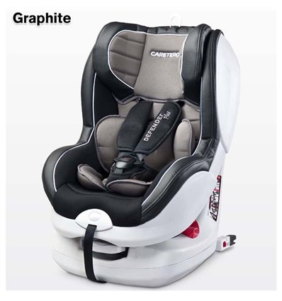 Автокресло детское Caretero Defender Plus Isofix графит, 0-18 кг