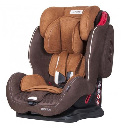 Автокресло детское Coletto Sportivo коричневое, 9-36 кг