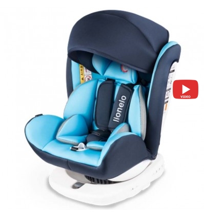 Автокресло детское Lionelo Bastiaan Isofix синее, 0-36 кг