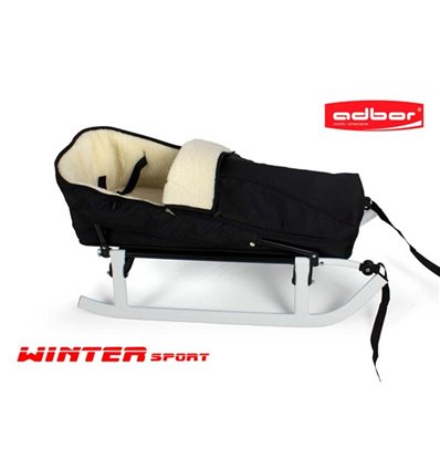 Санки складные Adbor Winter Sport со спинкой и конвертом