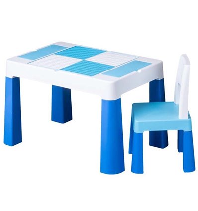 Дитячий столик зі стільчиком Tega Multifun синій
