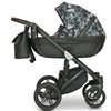 Детская коляска 3 в 1 Verdi Mocca 11 серая с розовым