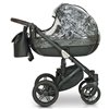 Детская коляска 3 в 1 Verdi Mocca 11 серая с розовым