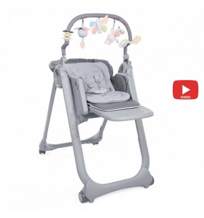 Стульчик для кормления Chicco Polly Magic Relax Graphite