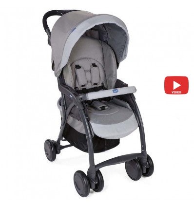Детская прогулочная коляска Chicco Simplicity Top Grey