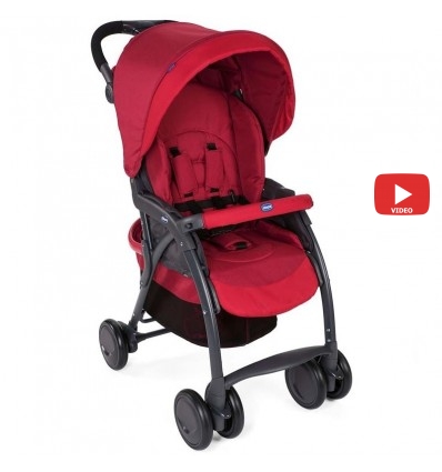 Дитяча прогулянкова коляска Chicco Simplicity Top Scarlet