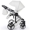 Дитяча коляска 2 в 1 Tako Junama Diamond Individual 05 White срібляста рама