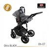 Детская коляска 3 в 1 Adbor Ottis Black Ob-03