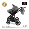 Детская коляска 3 в 1 Adbor Ottis Black Ob-03