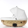 Універсальна коляска для двійні Junama Mirror Satin Duo 06 White Gold