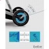 Дитяча коляска 2 в 1 ibebe i-stop чорна