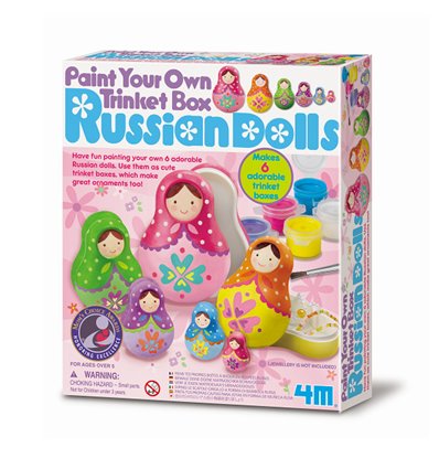 Набор для творчества 4M Шкатулки-матрешки (00-04617)