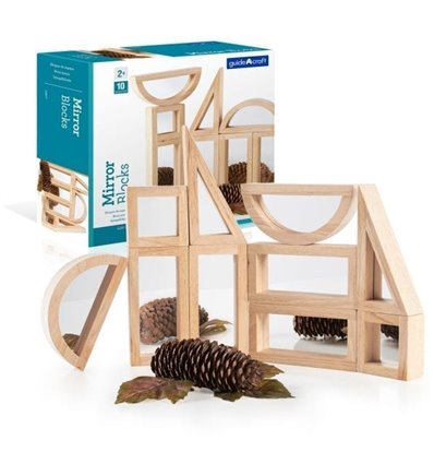 Набор стандартных блоков Guidecraft Block Play Зеркало, 10 шт. (G3017)