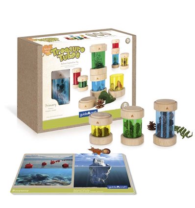 Набір Guidecraft Natural Play Скарби в баночках, різнокольоровий (G3087)