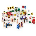 Набір фігурок і машин Guidecraft Block Play до Дорожньої системі, 36 деталей (G6717)