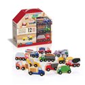 Набор грузовиков Guidecraft Block Play к Дорожной системе, 12 шт. (G6718)