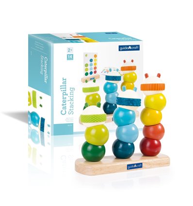 Пирамидка Guidecraft Manipulatives Гусеницы (G6731)