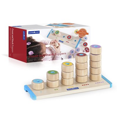 Набір для навчання Guidecraft Manipulatives Рахункові стовпчики (G6736)