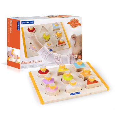 Сортер Guidecraft Manipulatives Формы с ручками (G6742)