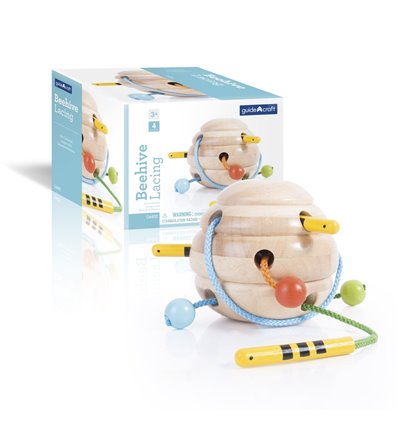 Шнуровка Guidecraft Manipulatives Улей (G6802)